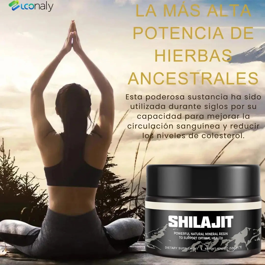 Shilajit puro del Himalaya — Energía estable y claridad mental