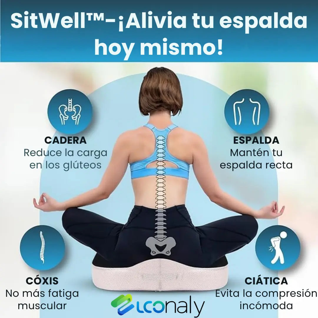 SitWell™-¡Alivia tu espalda hoy mismo!