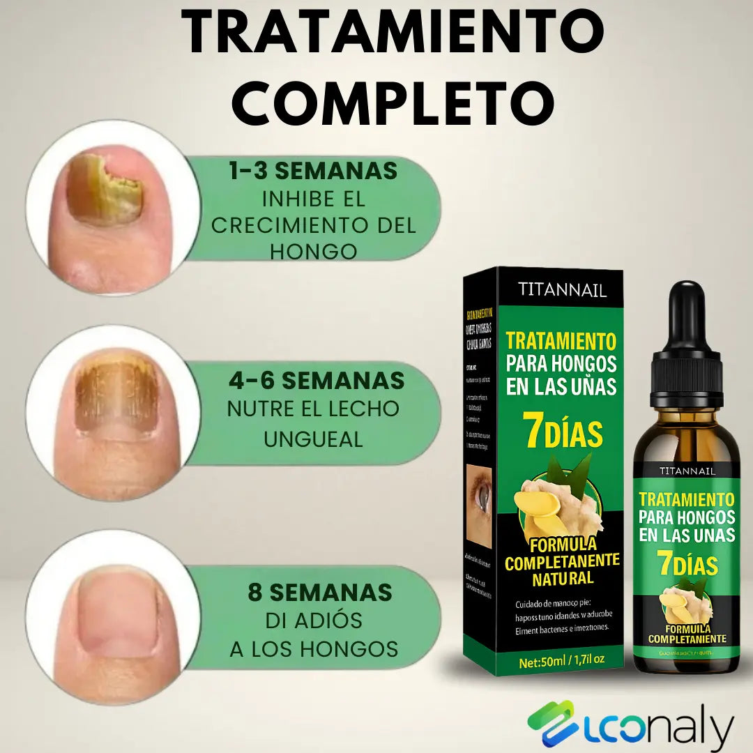 TitanNail™ – Uñas visiblemente sanas y fuertes en 7 días