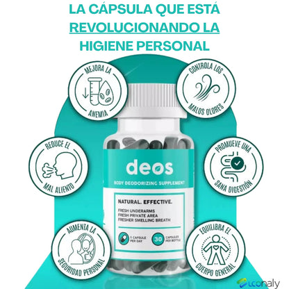 🔥 DEOS™ Adiós Malos Olores, Frescura y Confianza Todo el Día