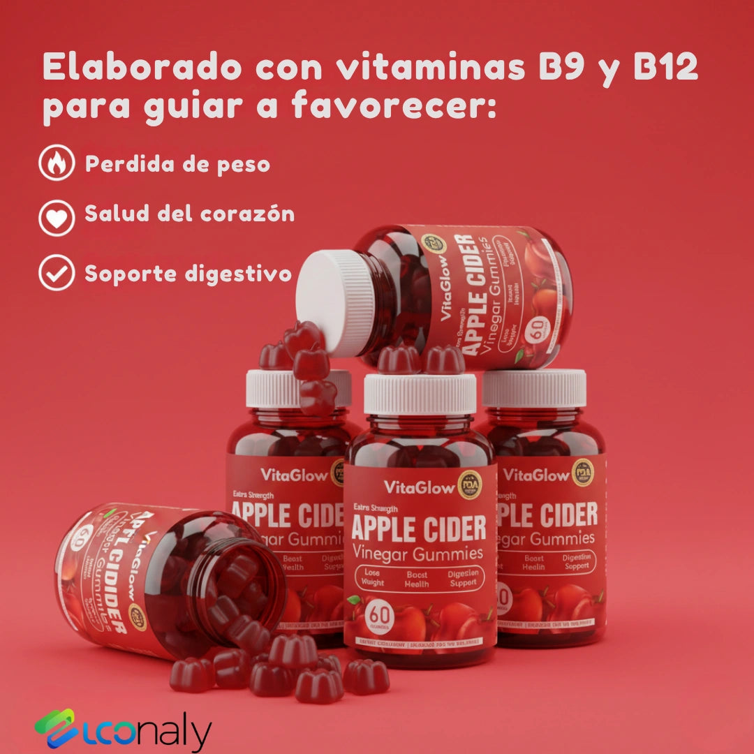🍏 VitaGlow Gummies – 🔥 Activa tu Metabolismo. Reduce Hinchazón. Gana Energía.