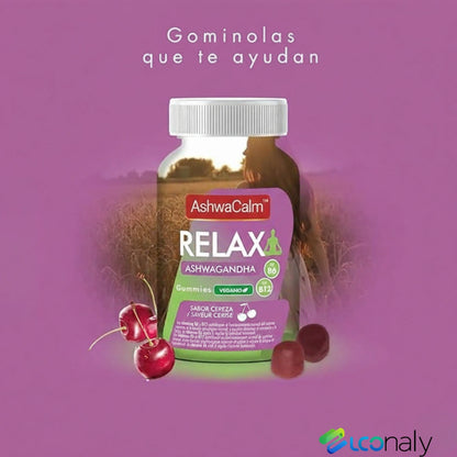 🌿 AshwaCalm™ 2 gummies y adiós ansiedad, estrés y noches sin dormir