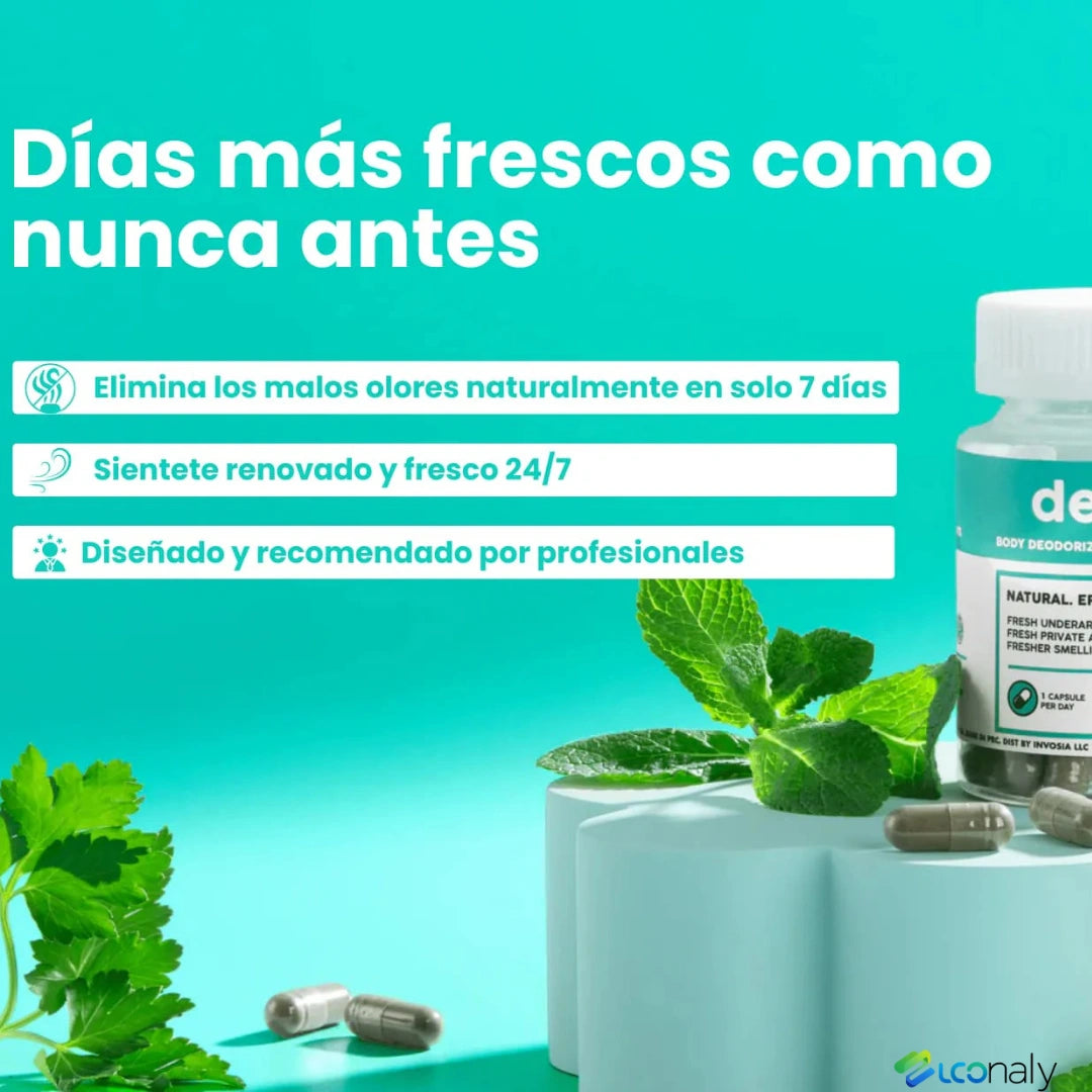 🔥 DEOS™ Adiós Malos Olores, Frescura y Confianza Todo el Día