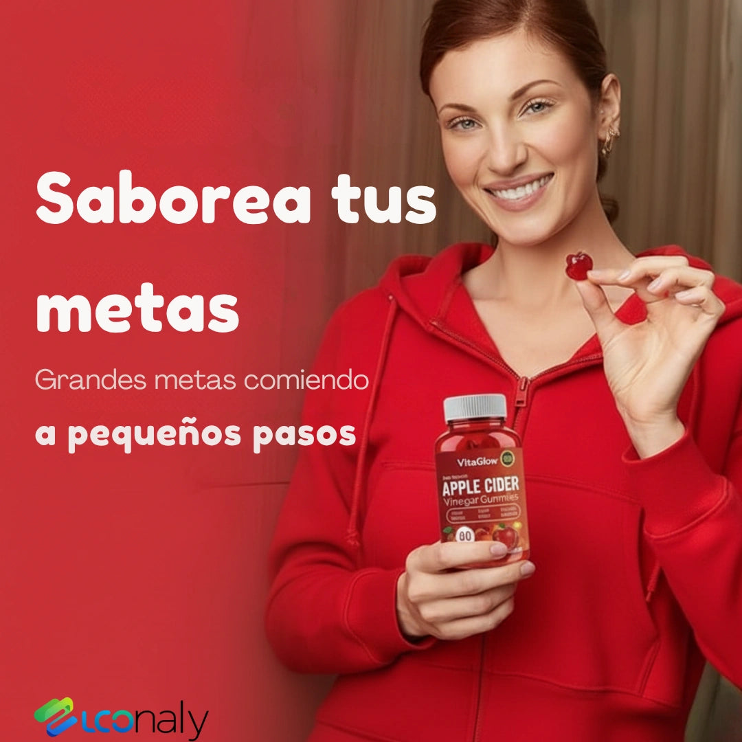 🍏 VitaGlow Gummies – 🔥 Activa tu Metabolismo. Reduce Hinchazón. Gana Energía.