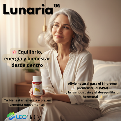 🌙 LUNARIA™ – Adiós SPM y sofocos — vuelve a sentirte tú misma