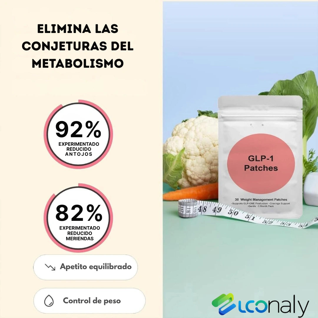 FitSlim™ Parches GLP-1 - Control de Peso Natural y Discreto
