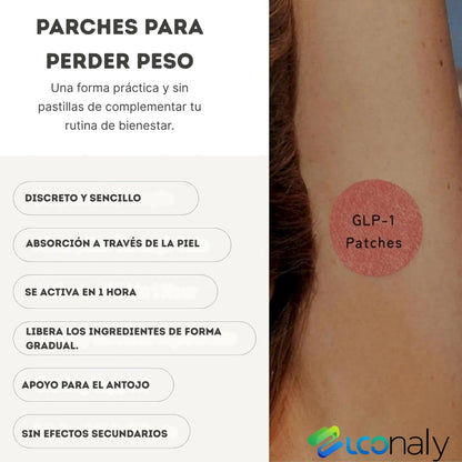 FitSlim™ Parches GLP-1 - Control de Peso Natural y Discreto