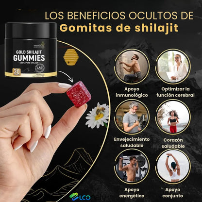 Gold Shilajit Gominolas – Energía y bienestar sin cápsulas