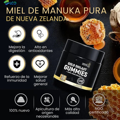 Gold Shilajit Gominolas – Energía y bienestar sin cápsulas