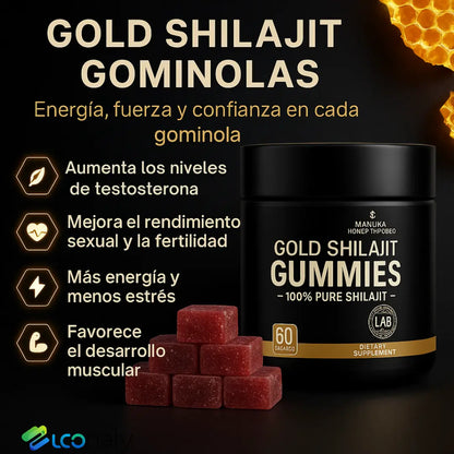Gold Shilajit Gominolas – Energía y bienestar sin cápsulas